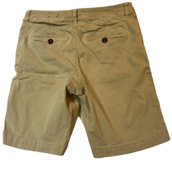 Men's American Eagle Outfitter Classic Active Flex Khaki Shorts Size 30‎ - Picture 2 of 4